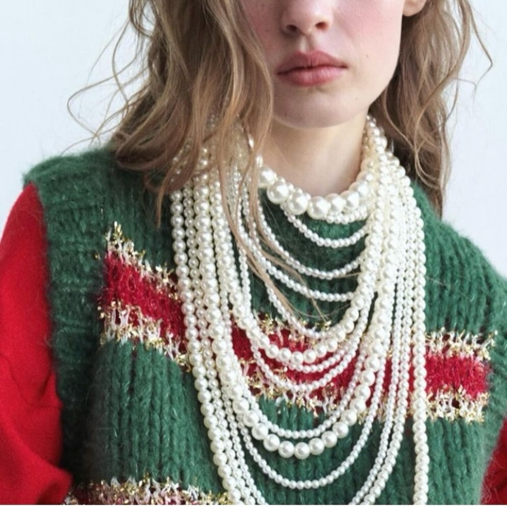 ZARA LIMITED EDITION STRIPED KNIT VEST